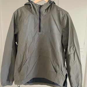 Military Green Windbreaker